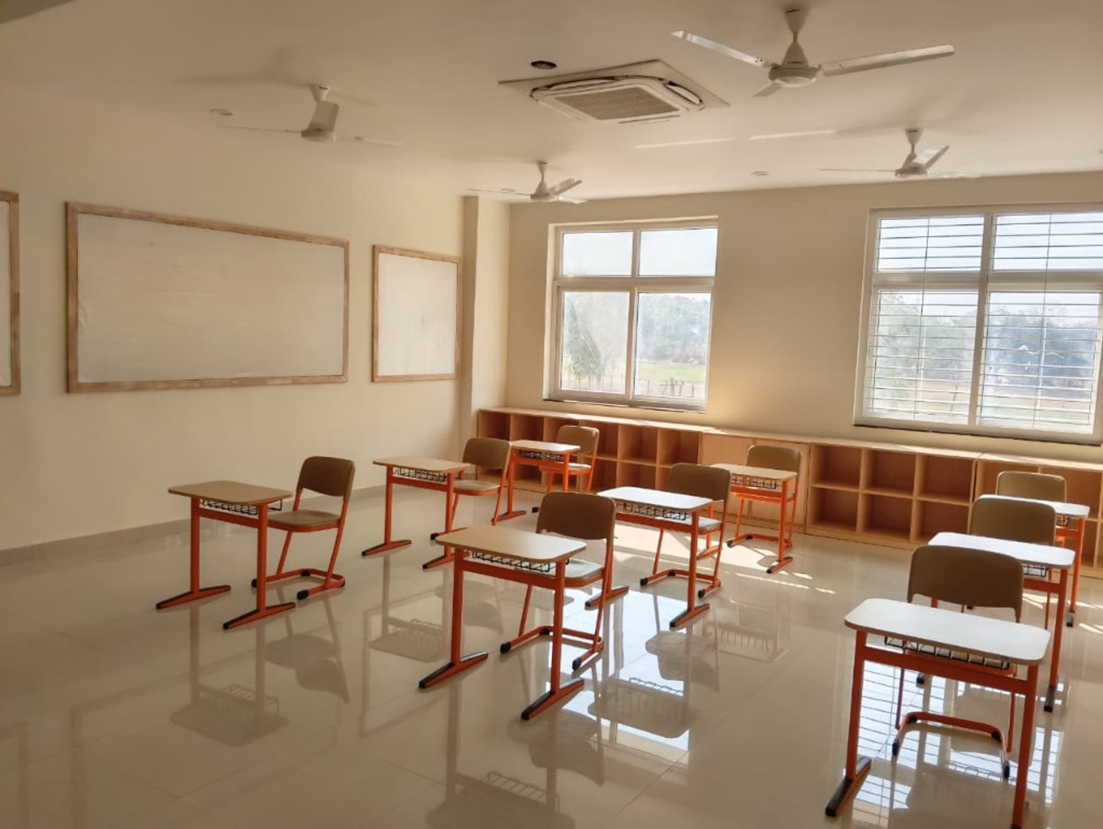 A classroom inside the Wellspire campus